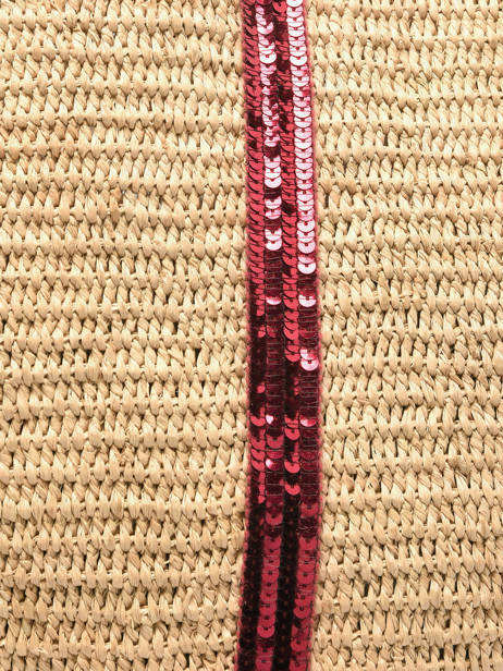 Handtas Cabas Raphia Raphia Vanessa bruno Beige cabas raphia 64V40380 ander zicht 2